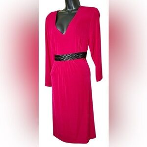 NWT❣️ SeXy 🇺🇸 USA ❣️ Spandex Red Empire Dress Lg